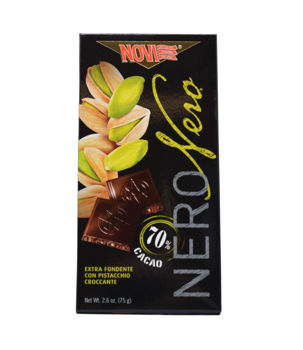 Шоколад Экстра темный 70% с фисташками 75г. 