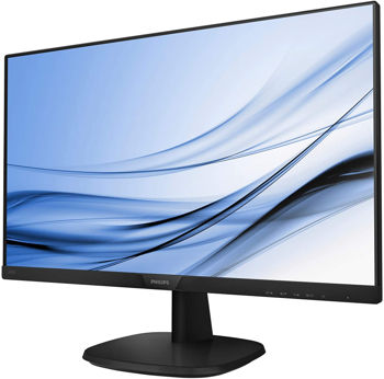 купить 23.8" PHILIPS 243V7QDAB, Black, IPS, 1920x1080, 75Hz, 4ms, 250cd, 10M:1, D-Sub+HDMI+DVI+Aux,Speakers в Кишинёве 