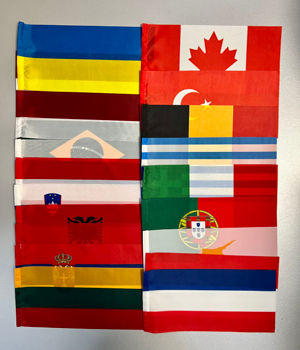 Flag 11x22 cm, diferite tari (8776) 