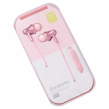 Keeka Earphones 3.5mm Q31, Pink 