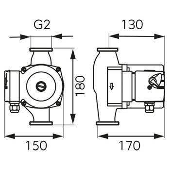 cumpără Pompa circulatie FERRO 32-80-180 0401W CL13020 în Chișinău 