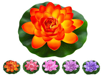 Floare artificiala "Lotus"plutitoare D28cm 