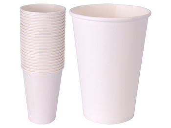 Набор стаканов бумажных Eco 20шт, 350ml, белые 