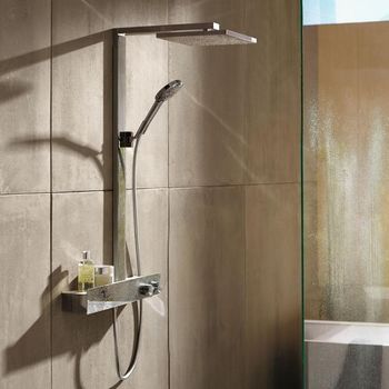 Sistema de dus Hansgrohe Raindance E Showerpipe 300 1jet cu ShowerTablet 600 