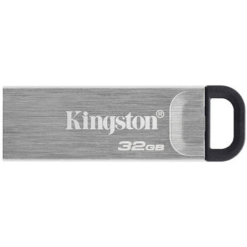 Память USB Flash 32GB Kingston DTKN/32GB DataTraveler Kyson Silver, Metal casing, Compact and lightweight (Read 200 MByte/s), USB 3.2 (memorie portabila Flash USB/внешний накопитель флеш память USB)
