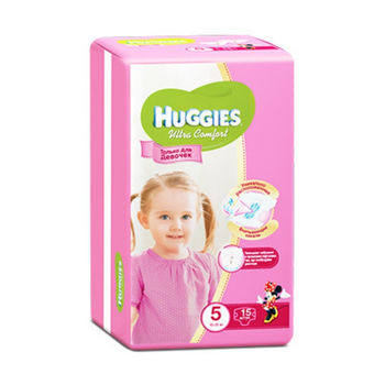 cumpără Huggies (5) Ultra Comfort Small Pack  Girl (12-22 kg)  N15 în Chișinău 