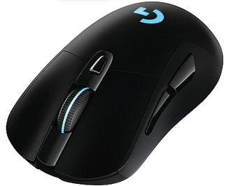 Logitech G703 Lightspeed HERO Wireless Gaming Mouse, RGB Lighting, Sensor HERO 16K, Buttons: 6, Resolution:100–16,000 dpi, Connection: Wired/Wireless, 910-005641 (mouse/мышь)