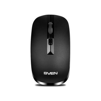 Mouse SVEN RX-260W Wireless, Optical Mouse, 2.4GHz, Nano Receiver, 800/1200/1600 dpi, USB, Black (mouse/мышь)