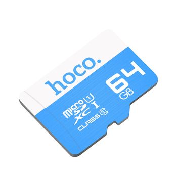 Карта памяти Hoco (Class 10), MicroSDHC, 64 GB 