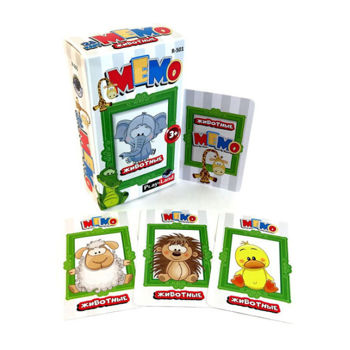 Настольная игра "Memo. Animals" (RU) 42558 (7890) 