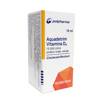 cumpără Aquadetrim Vit D3 15000 UI/ml 10ml pic.orale în Chișinău 