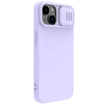 Nillkin Apple iPhone 15 Plus, CamShield Silky Silicone Case, Misty Purple 