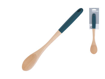 Ложка кухонная деревянная Elemental 32сm, ручка силикон 