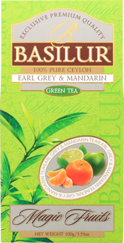 Зеленый чай Basilur Magic Fruits, Earl Grey & Mandarin, 100 г 