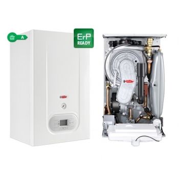 Cazan cu condensare Radiant R1K 34 / B Combi-Tech,vana cu 3 cai incorporat pentru boiler 