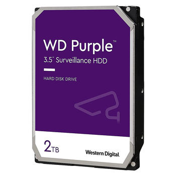 Hard Disk 3.5 HDD 2TB Western Digital Purple (Surveillance HDD) WD22PURZ, 5400 rpm, SATA3 6GB/s, 256MB (hard disk intern HDD/внутрений жесткий диск HDD)