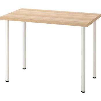 Офисный стол Ikea Linnmon/Adils 100x60 (Aspect Stejar Antichizat/Alb ...