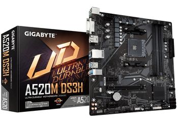 MB AM4 Gigabyte A520M DS3H 1.0  mATX 