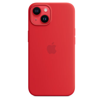 Original iPhone 14 Silicone Case with MagSafe - (PRODUCT)Red, Model A2910 