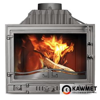 Каминная топка KAWMET W4 14,5 kW с правым боковым стеклом 