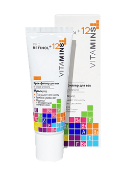 Crema de umplere pentru ochi Pro Retinol + 12 Vitamine 