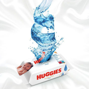 купить Влажные салфетки Huggies Pure Extra Care, 3 x 56 шт в Кишинёве 