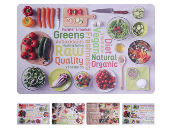 Covoras de servire 43.5X28.5cm "Organic Food", plastic 