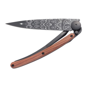 купить Нож Deejo Black 37g, coralwood, Mandala, 1GB125 в Кишинёве 