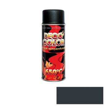 cumpără Smalt-Spray rezistent la temperaturi inalte DECO COLOR 400 ml (antracit) în Chișinău 