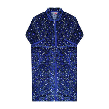 Халат Женский велюр на молнии (XL-5XL) 
