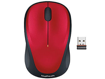 Logitech Wireless Mouse M235 Red, USB (mouse fara fir/беспроводная мышь)