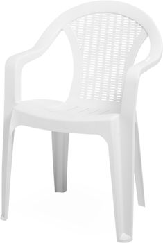CT010 alb scaun plastic 