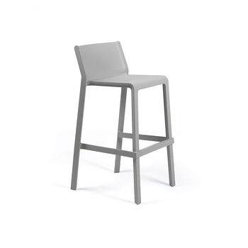 Scaun de bar Nardi TRILL STOOL GRIGIO 40350.03.000 (Scaun de bar pentru gradina exterior terasa)