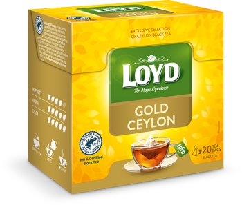 LOYD Gold Ceylon, Чай черный, 20 пак 