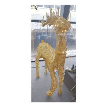 Figurina decorativa Ren LED, inaltime 150 cm 
