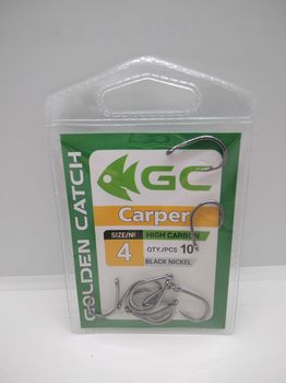 Крючки Golden Catch Carper Nr4, 10шт 