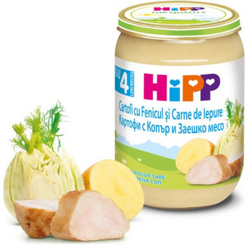 cumpără Hipp piure din iepure, fenicul și cartofi, 4+ luni, 190 g în Chișinău 