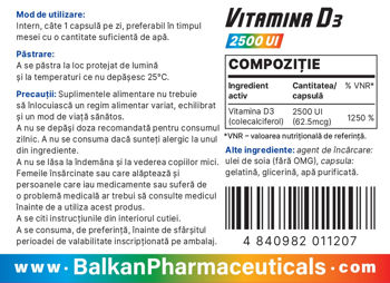 Vitamina D3-BP 2500UL N30 