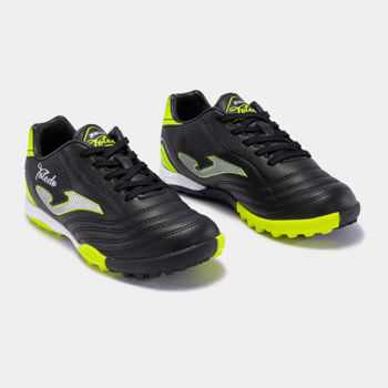 Ghete de fotbal pentru copii JOMA - TOLEDO JR 2201 NEGRO TURF 