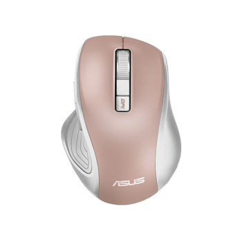 Mouse ASUS MW202 Silent Wireless Mouse, Rose Gold, Optical, 2.4GHz, 800dpi/1200dpi/2000dpi/4000dpi, Nano, USB 90XB066N-BMU010 (ASUS)