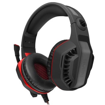 Gaming Headset SVEN AP-U990MV, 50mm drivers, 20-20000Hz, 32 Ohm, 105dB, 401g., 3.5mm/USB, Black/Red 