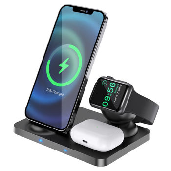 Hoco CW33 Ultra-Charge 3-in-1 vertical wireless fast charger 