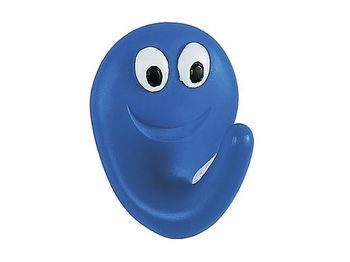 Cârlig autoadeziv Spirella Smile, 2buc,  4X5cm albastru, din  plastic 