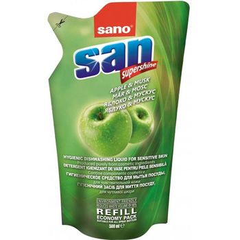 cumpără Sano San Soluție pentru spălarea vaselor Apple-Musk, 500 ml în Chișinău 