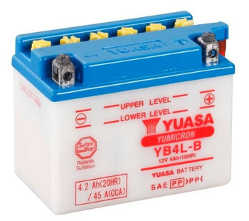 Стартерная аккумуляторная батарея YB4L-B YUASA 