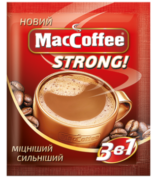 MacCoffee 3в1 Strong (10пак в упаковке) 