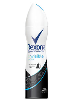 Дезодорант женский Rexona Invisible Aqua 150мл 
