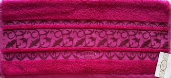 Полотенце для лица Bloom Greek 50*90 Ozer Tekstil, Турция (красный) 