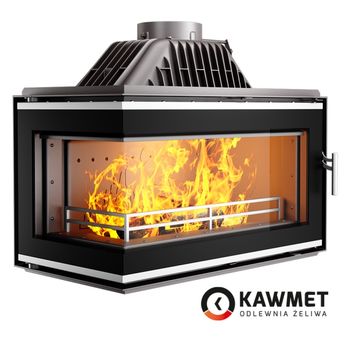 Каминная топка KAWMET W16 14,7 kW с левым боковым стеклом без рамы 