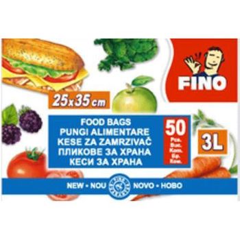 cumpără Fino Pungi pentru congelare si pastrarea produselor alimentare, 50 buc. x 3 l. în Chișinău 